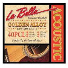 La Bella Струны для акустической гитары 40PCL