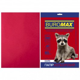 BuroMax А4, 80г/м2, DARK, бордовый, 50 листов (BM.2721450-13)