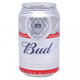 Bud Пиво , світле, 5%, 0,33 л (911489) (5410228264538)
