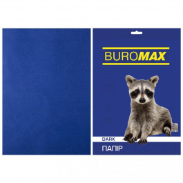 BuroMax А4, 80г/м2, DARK, темно-синий, 50 листов (BM.2721450-02)
