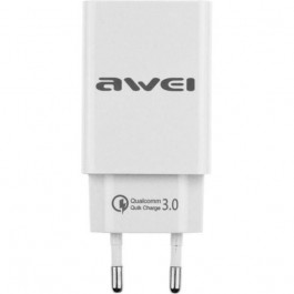 Awei C-820 Travel charger 1USB 2.0A QC 3.0 White