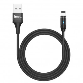 Hoco USB to Lightning U76 Fresh 1.2m Black (6931474716705)