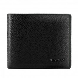 Tigernu Компактний чоловічий гаманець із натуральної шкіри  T-S8002 Чорний