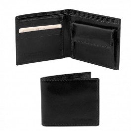 Tuscany Leather Чоловічий гаманець шкіряний чорний  761_1_2