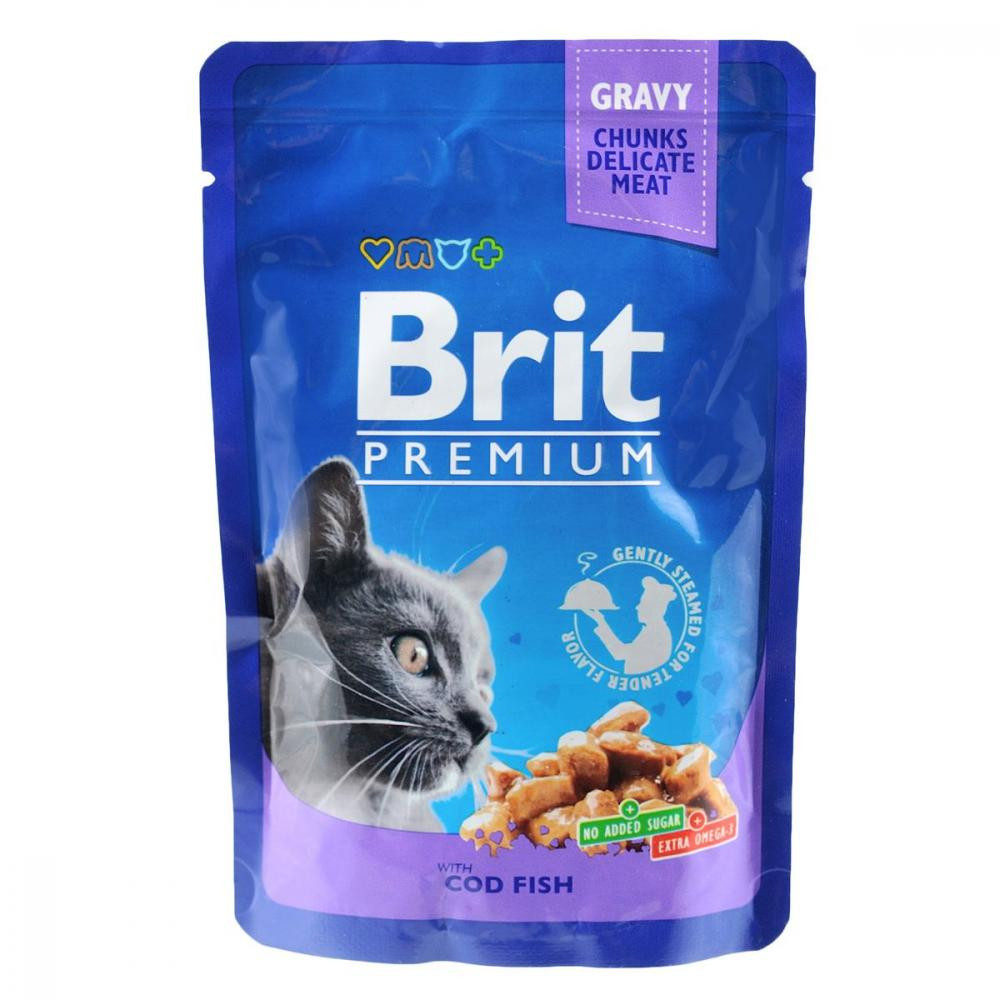 Brit Premium Cat Cod Fish 100 г (8595602506002) - зображення 1