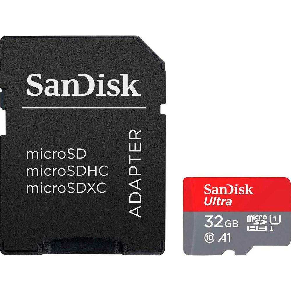 SanDisk 32 GB microSDHC UHS-I V30 Class 10 Ultra (SDSQUA4-032G-GN6IA) - зображення 1