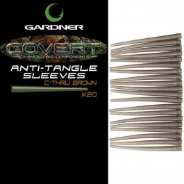 Gardner Конусная трубочка Covert Anti-Tangle Sleeves C-Thru Brown (CATSCB)