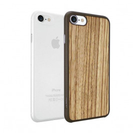 Ozaki O!coat Jelly +wood 2in1 iPhone 7 Zebrano+Clear (OC721ZC)