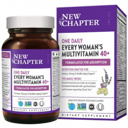 New Chapter Ежедневные Мультивитамины для Женщин 40+, Every Woman's, New Chapter, 48 таблеток