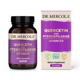Dr. Mercola Натуральная добавка Dr. Mercola Quercetin And Pterostilbene Advanced, 60 капсул