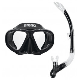 Arena Набор Premium Snorkeling Set, black/clear/black (002018-505)