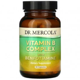 Dr. Mercola Комплекс Витамин B с Бенфотиамином 60 капсул (MCL01834)