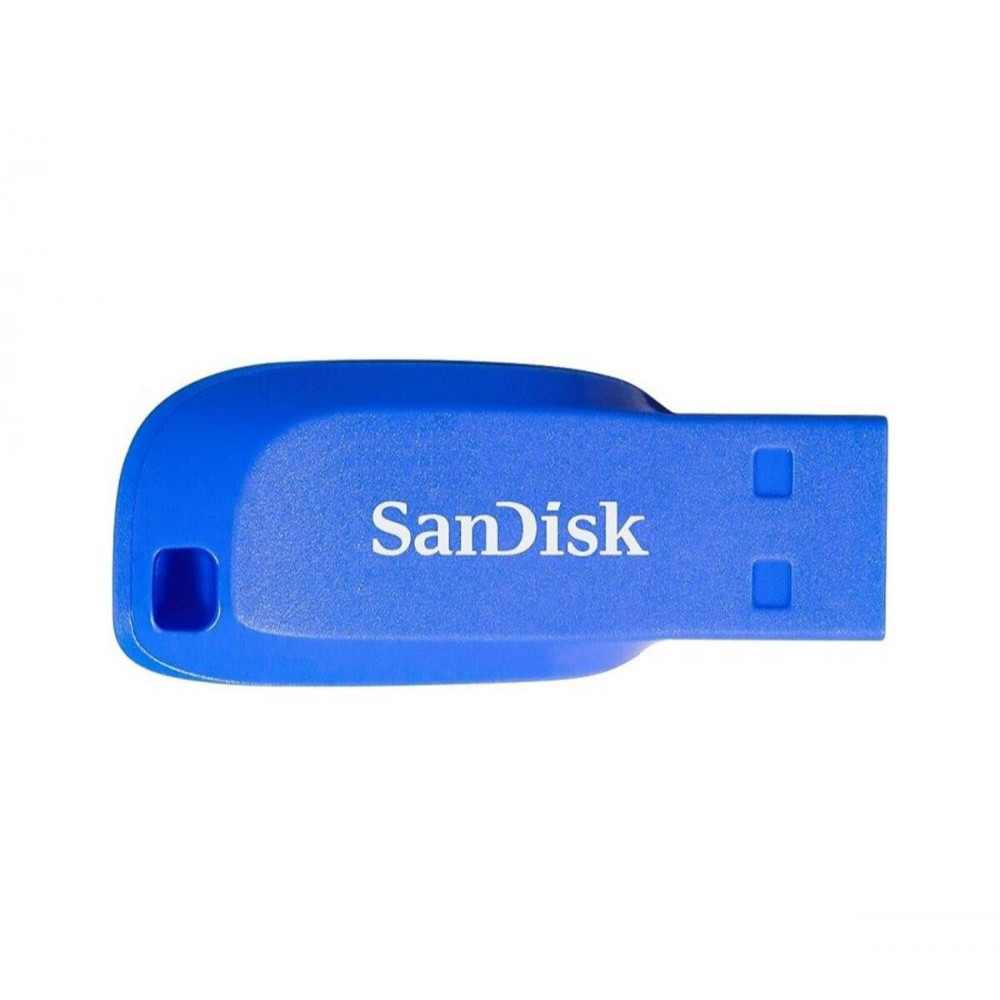 SanDisk 64 GB Cruzer Blade USB 2.0 Electric Blue (SDCZ50C-064G-B35BE) - зображення 1