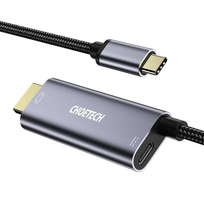 Choetech USB Type-C to HDMI Grey (XCH-M180GY) - зображення 1