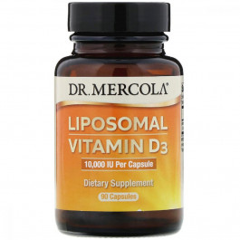 Dr. Mercola Вітамін D3  10000 МЕ 90 капсул (MCL03201)