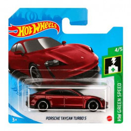 Hot Wheels Porsche Taycan Turbo S Green Speed GTB23 Dark Red