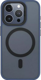 Blueo Frosted Anti-Drop with MagSafe для Apple iPhone 15 Pro Max Dark Blue (BK5934-I15PMDB)