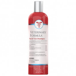 Veterinary Formula FLEAamp;TICK Shampoo - Противопаразитарный шампунь от блох и клещей для собак 473 мл 01660