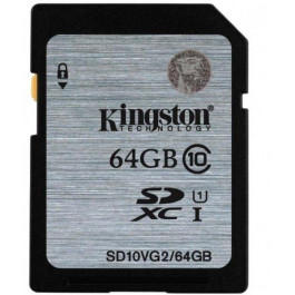 Kingston 64 GB SDXC Class 10 UHS-I SD10VG2/64GB