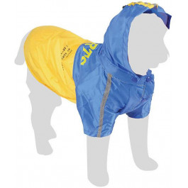 Karlie-Flamingo Дощовик  Raincoat 2in1 для собак 48 см жовто-блакитний (45484)
