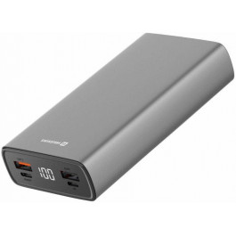 Swissten Aluminium 1xUSB-C, 2xUSB-A, PD3.0, QC3.0, 20W 20000mAh (22013916)