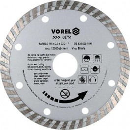 Vorel 115x22,2x2,0мм (08751)