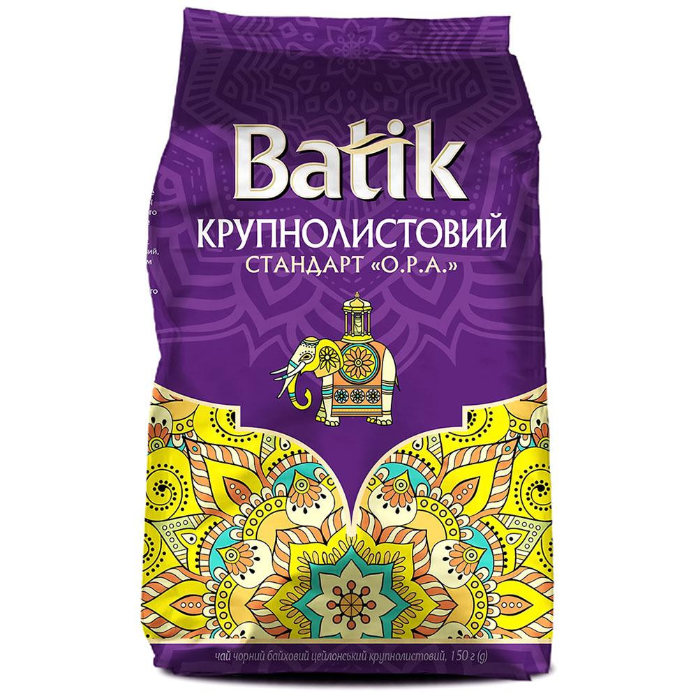 Batik Чай черный байховый Цейлонский крупнолистовой, 150 г (4820015835437) - зображення 1