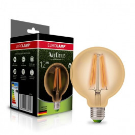 EUROLAMP LED Deco Filament G95 12W E27 4000K (LED-G95-12274(Amber))