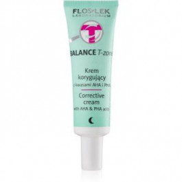 FLOSLEK Balance T-Zone нічний крем-коректор для комбінованої шкіри  50 мл