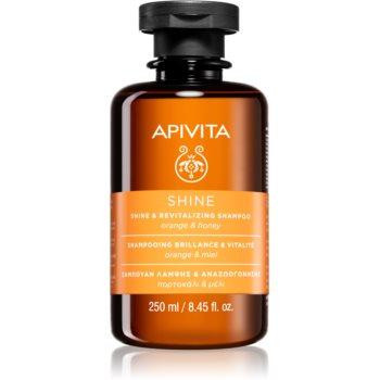 Apivita Holistic Hair Care Orange & Honey відновлюючий шампунь для зміцнення та блиску волосся 250 мл - зображення 1