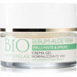 Phytorelax Laboratories Bio Sebum Aloe Vera зволожуючий крем-гель для контролю жирності шкіри 50 мл