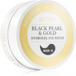 Petitfee Black Pearl & Gold гідрогелева маска для шкіри навколо очей 60 кс