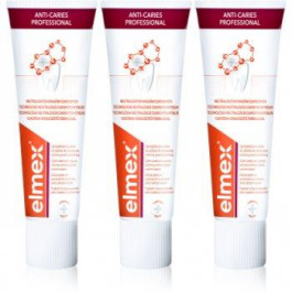 Elmex Anti-Caries Professional зубна паста для захисту від карієсу 3 x 75 мл