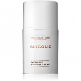 Revolution Skincare Glycolic Acid Glow освітлювальний і відновлювальний нічний крем 50 мл