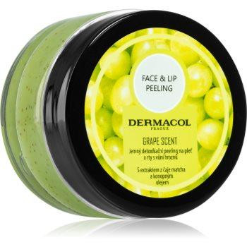 Dermacol Face & Lip Peeling Grape Пілінг для глибокого очищення для губ та щік 50 мл - зображення 1