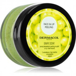 Dermacol Face & Lip Peeling Grape Пілінг для глибокого очищення для губ та щік 50 мл