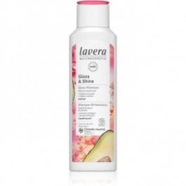 Lavera Gloss & Shine делікатний очищуючий шампунь для блиску та шовковистості волосся 250 мл