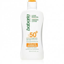 Babaria Sun Sensitive молочко для засмаги для чутливої шкіри SPF 50+ 200 мл
