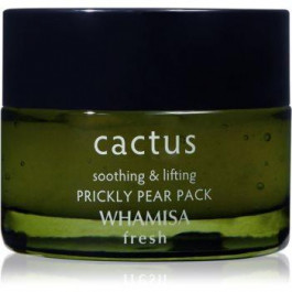 WHAMISA Cactus Prickly Pear Pack зволожуюча гелева маска для інтенсивного відновлення та зміцнення шкіри 30 
