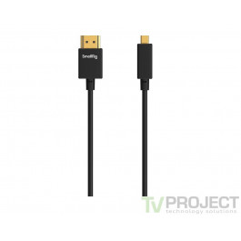 SmallRig Ultra-Slim 4K HDMI Data Cable D to A 0.55m Black (3043B)