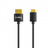 SmallRig Ultra Slim 4K HDMI Cable C to A 0.55m Black (3041) - зображення 1
