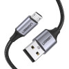 UGREEN US290 USB 2.0 AM to Micro USB 1m Black (60146) - зображення 1