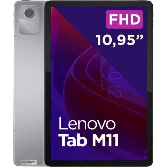 Lenovo Tab M11 4/128GB Wi-Fi Luna Grey + Stylus (ZADA0024PL) - зображення 1