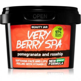 Beauty Jar Very Berry Spa пом’якшуючий цукровий пілінг для обличчя 120 гр