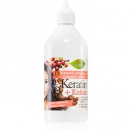 Bione Cosmetics Keratin Kofein сироватка для росту та зміцнення волосся від корінців до самих кінчиків 215 мл