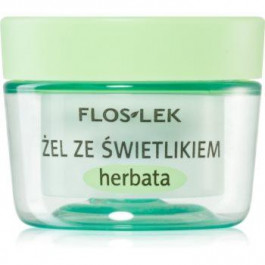 FLOSLEK Eye Care гель для шкіри навколо очей з очанкою лікарською та зеленим чаєм 10 гр