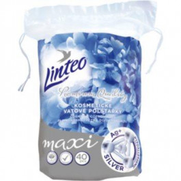 Linteo Premium Maxi ватні косметичні диски для зняття макіяжу Silver 40 кс
