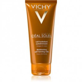 Vichy Ideal Soleil Capital зволожуюче молочко для автозасмаги для обличчя та тіла 100 мл