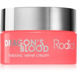 Rodial Dragon's Blood Hyaluronic Velvet Cream зволожуючий крем для шкіри з гіалуроновою кислотою 10 мл