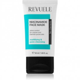 Revuele Niacinamide Face Mask очищуюча маска для нормалізації роботи сальних залоз та мінімалізації пор 50 м